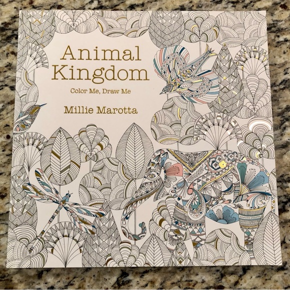 Two NEW adult animal coloring books - by Millie Marietta and Dan Morris - Picture 2 of 15